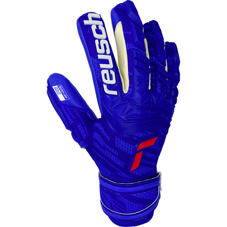 Gants gardien Reusch Attrakt Freegel Gold Finger Support bleu