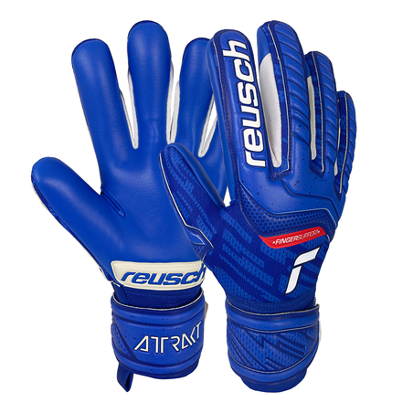 Gants gardien Reusch Attrakt Grip Evolution Finger Support bleu