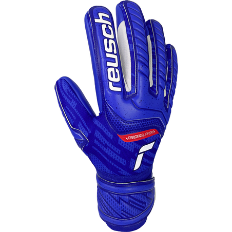 Gants gardien Reusch Attrakt Grip Evolution Finger Support bleu