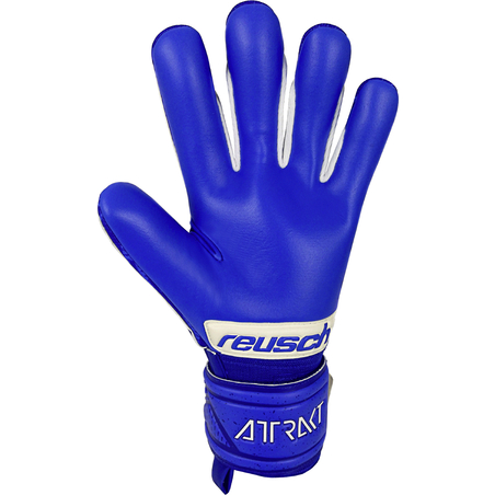 Gants gardien Reusch Attrakt Grip Evolution Finger Support bleu