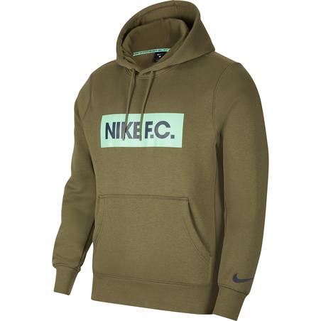 Sweat à capuche Nike F.C. vert