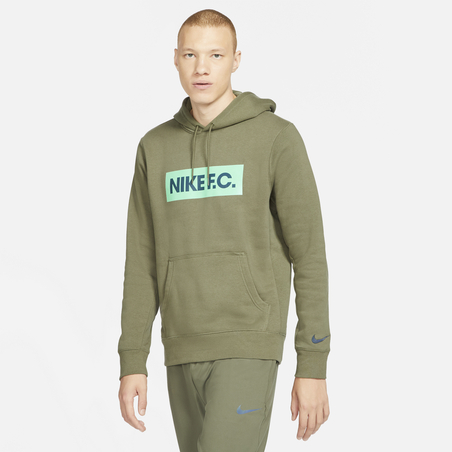 Sweat à capuche Nike F.C. vert