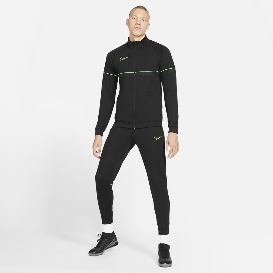 Ensemble survetement Nike Academy noir vert sur Foot