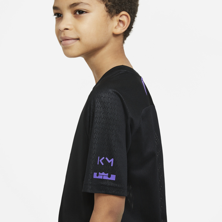 Maillot entraînement junior Nike Mbappé noir violet