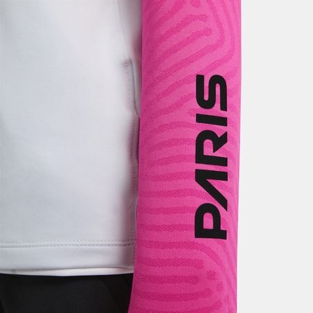 Sweat zippé junior PSG Jordan gris rose 2020/21