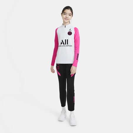 Pantalon survêtement junior PSG noir rose 2020/21