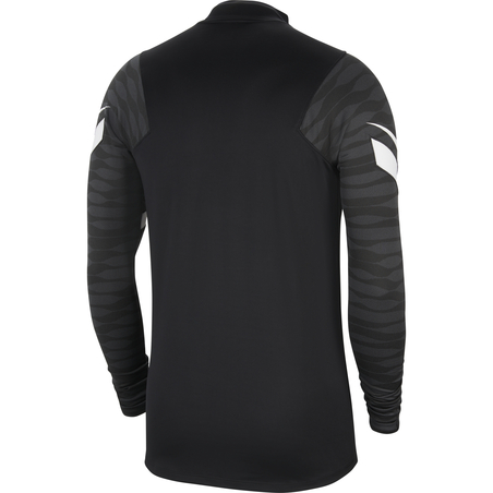 Sweat zippé Nike Strike noir blanc