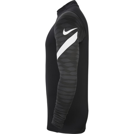 Sweat zippé Nike Strike noir blanc