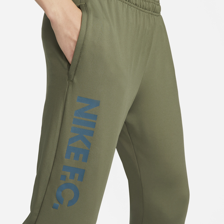 Pantalon survêtement Nike F.C. vert bleu