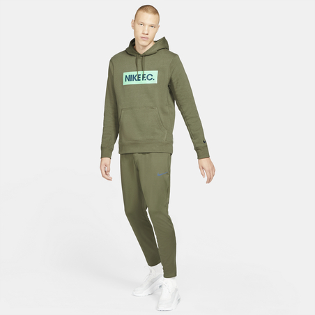 Pantalon survêtement Nike F.C. vert bleu