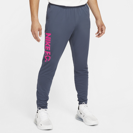 Pantalon survêtement Nike F.C. gris rose