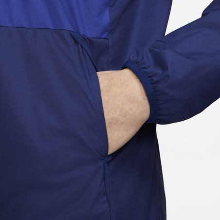 Veste imperméable FC Barcelone GX bleu rouge 2020/21