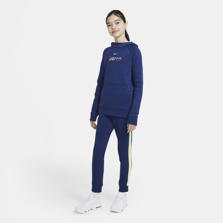 Pantalon survêtement junior FC Barcelone GFA Fleece bleu jaune 2020/21