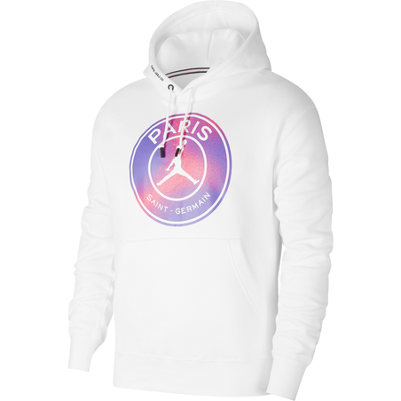 Sweat à capuche PSG Jordan blanc violet 2020/21