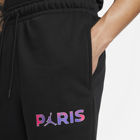Pantalon survêtement PSG Jordan noir violet 2020/21