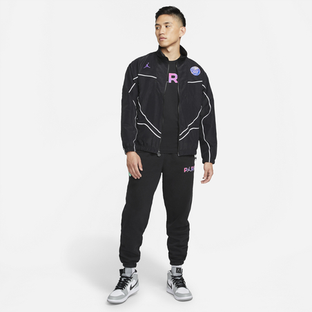 Pantalon survêtement PSG Jordan noir violet 2020/21