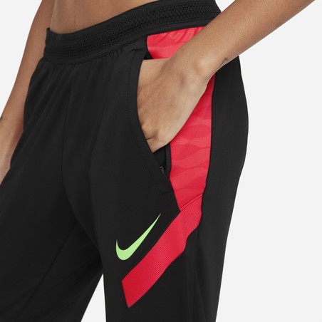 Pantalon survêtement Femme Nike Strike noir rouge