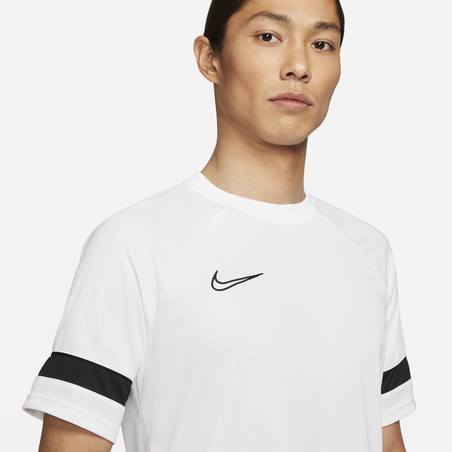 Maillot entraînement Nike Academy blanc noir