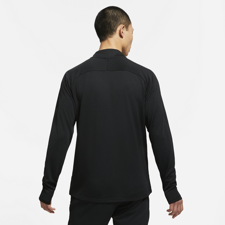 Sweat zippé Nike Academy noir blanc