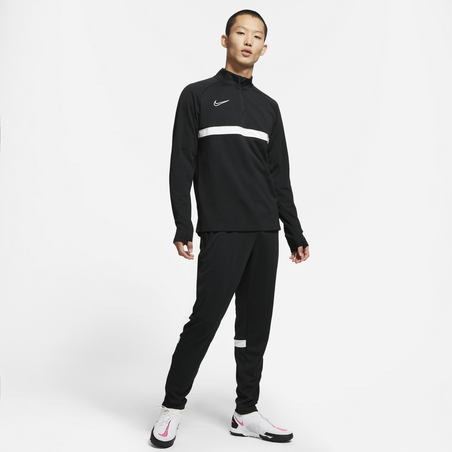 Sweat zippé Nike Academy noir blanc