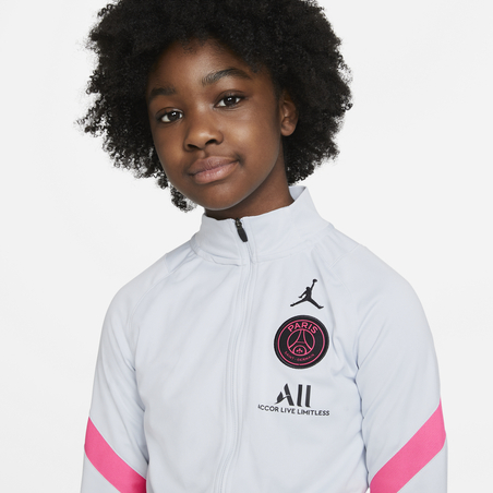 Ensemble survêtement junior PSG gris rose 2020/21
