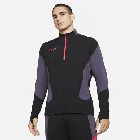 Ensemble survêtement sweat Nike Academy noir violet