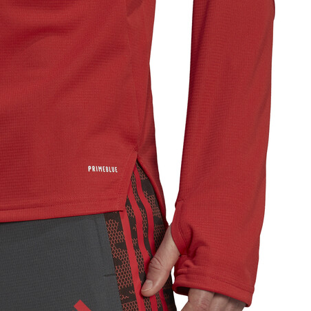 Sweat zippé Flamengo rouge noir 2021