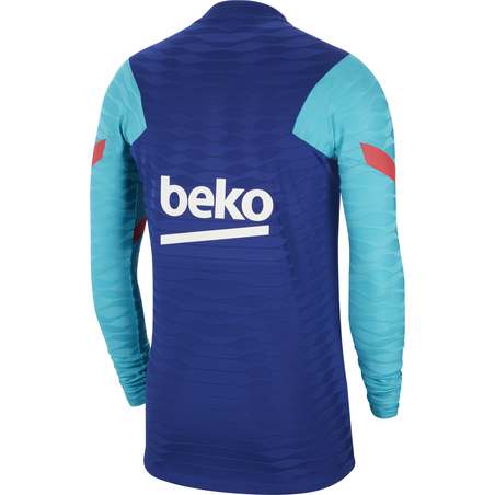 Sweat zippé FC Barcelone VaporKnit bleu rouge 2020/21