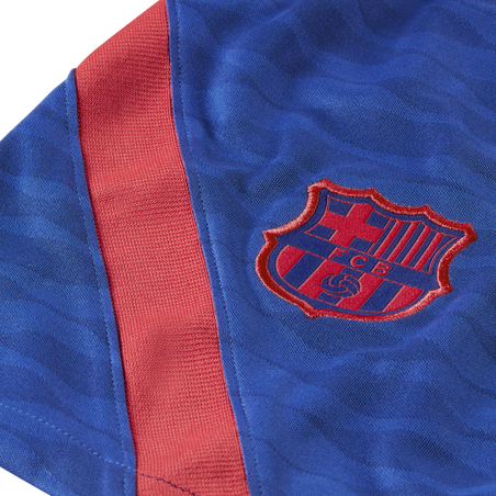 Short entraînement FC Barcelone bleu rouge 2020/21