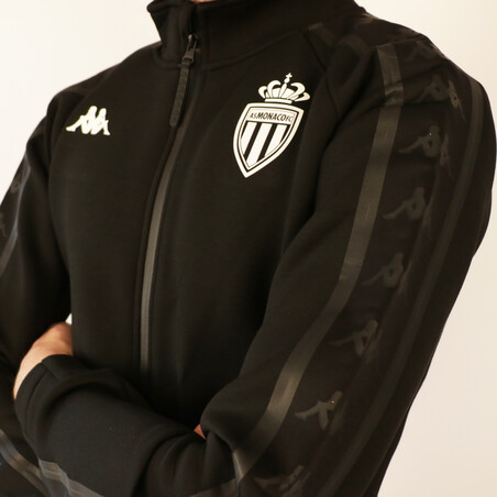 Ensemble survêtement AS Monaco noir blanc 2020/21