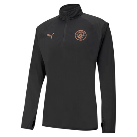 Sweat zippé Manchester City Fleece gris 2020/21