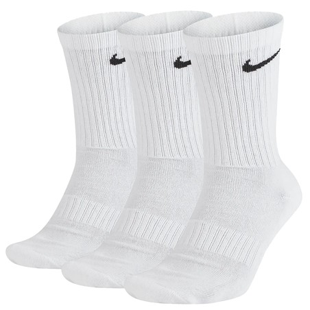 Pack 3 paires chaussettes Nike mi-haute blanc