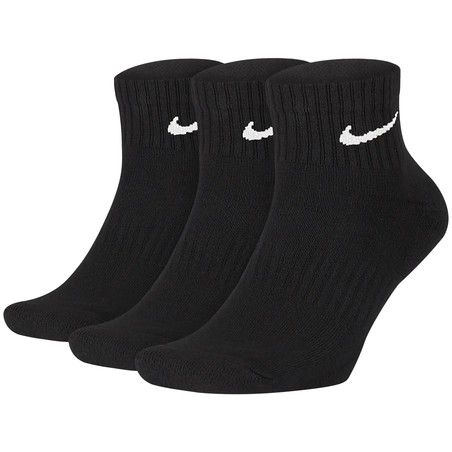 Pack 3 paires chaussettes Nike basses noir