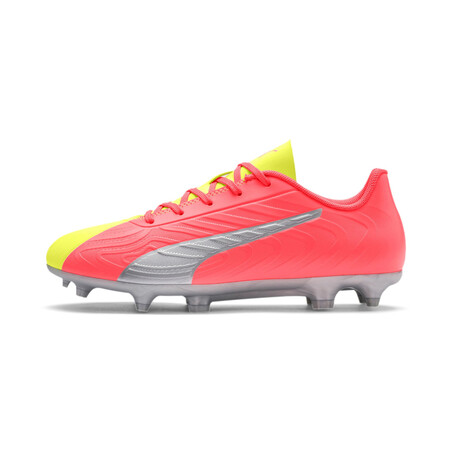 Puma One junior 20.4 FG rose jaune