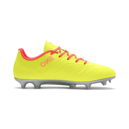 Puma One junior 20.4 FG rose jaune