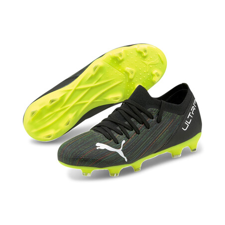 Puma Ultra junior 3.2 FG/AG noir jaune