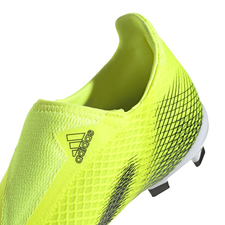 adidas X GHOSTED.3 junior LaceLess FG jaune