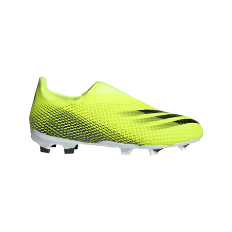 adidas X GHOSTED.3 junior LaceLess FG jaune