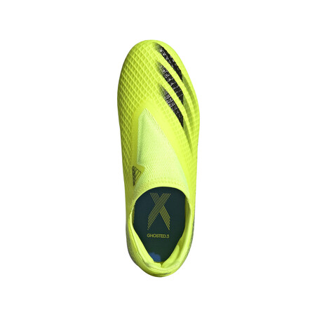 adidas X GHOSTED.3 junior LaceLess FG jaune