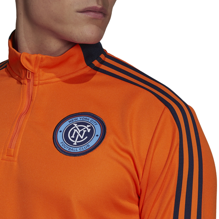 Sweat zippé New York City FC orange 2020/21