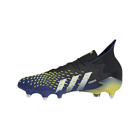 adidas Predator Freak .1 SG montante bleu jaune sur Foot.fr