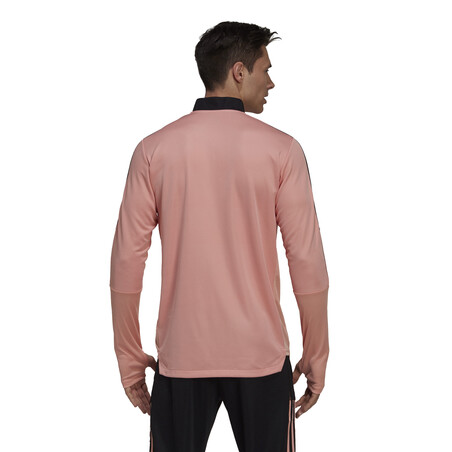 Sweat zippé Los Angeles FC rose noir 2021