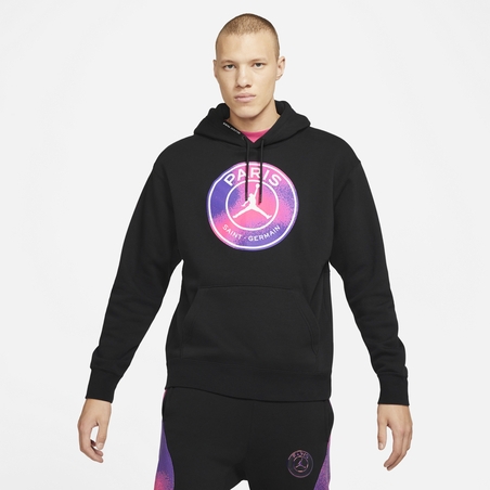 Sweat à capuche PSG Jordan noir violet 2020/21
