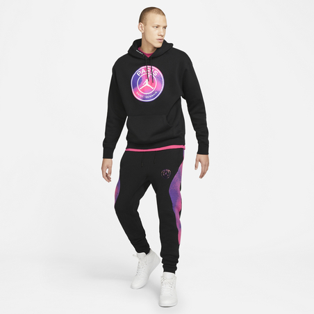 Sweat à capuche PSG Jordan noir violet 2020/21