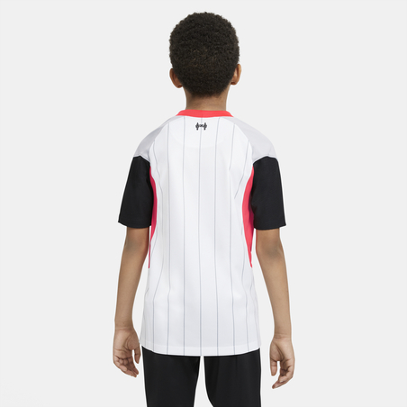 Maillot junior Liverpool Air Max blanc rouge 2020/21