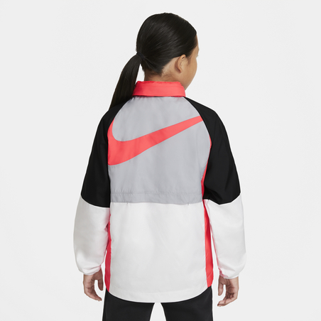 Veste imperméable junior Liverpool Air Max gris rouge 2020/21
