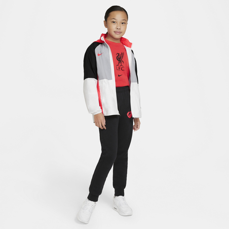Veste imperméable junior Liverpool Air Max gris rouge 2020/21