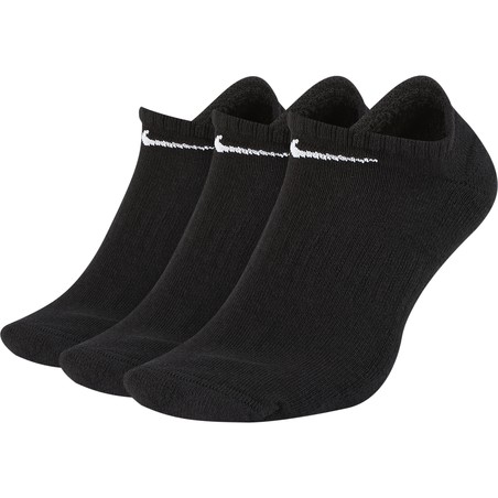 Lot 3 paires de chaussettes Nike invisibles noir
