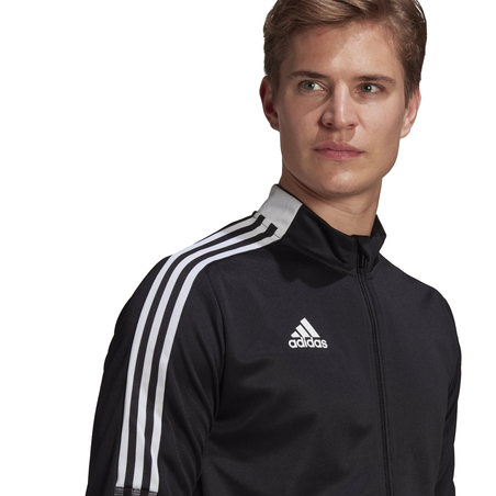 Veste survêtement adidas noir blanc