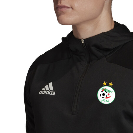 Sweat zippé à capuche Algérie noir 2020